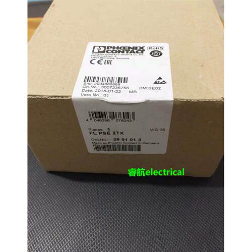 菲尼克斯phoenix全新原装现货以太网模块FL PSE 2TX -2891013议价