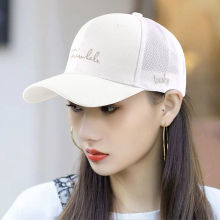 白色帽子女2025新款大头围防晒帽男夏显脸小棒球帽遮阳鸭舌帽薄款