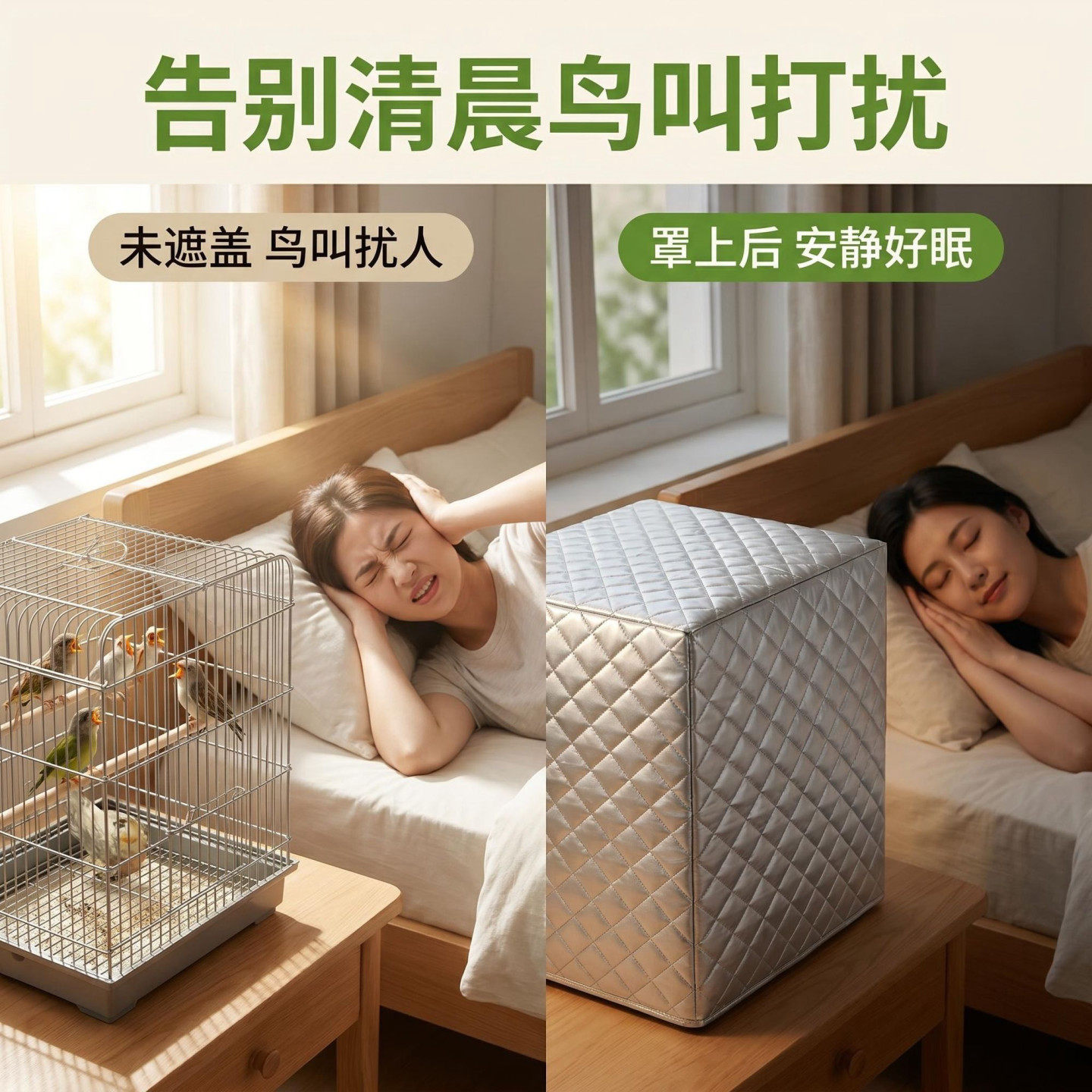 鸟笼配套笼罩笼衣遮光挡风保暖罩防水鹦鹉八哥鸽子宠物笼子罩
