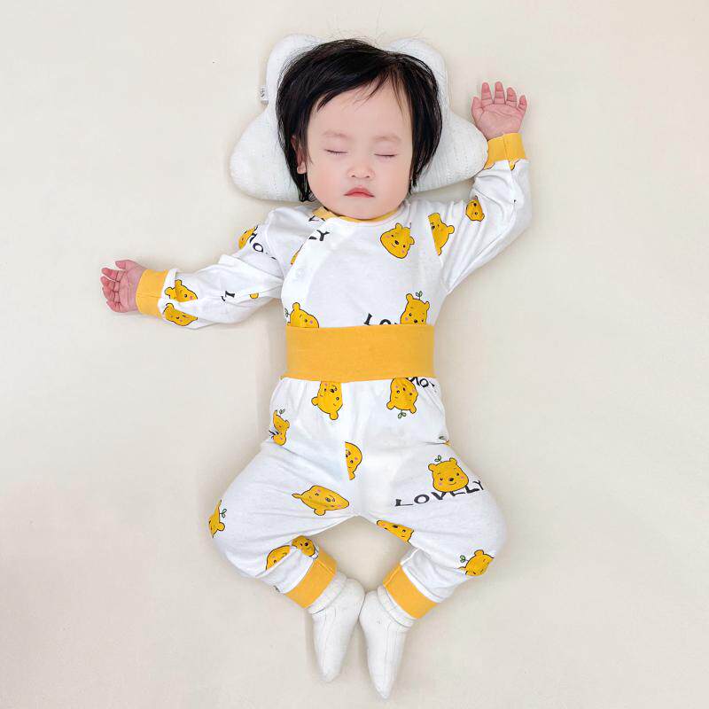 新生幼儿分体内衣两件套装女童1岁纯棉秋冬家居服婴儿秋季外出服