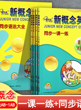 新概念英语青少版入门级1a1b一课一练同步语法大全新概念青少版同步练习复习资料辅导朗文外研社新概念青少版同步默写课堂达标训练