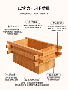 防腐木花箱种树箱组合创意户外室外公园市政绿化花盆景观花槽定制