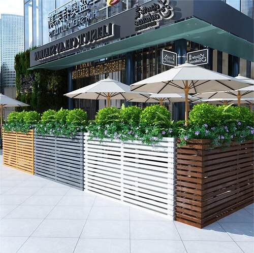 花箱组合商业街隔断广场围栏