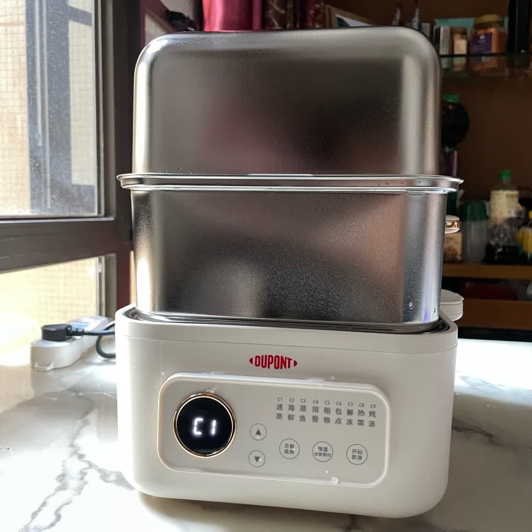杜邦DZG-010快蒸锅锁鲜营养电蒸锅蒸气锅多功能锅家用蒸锅电热锅