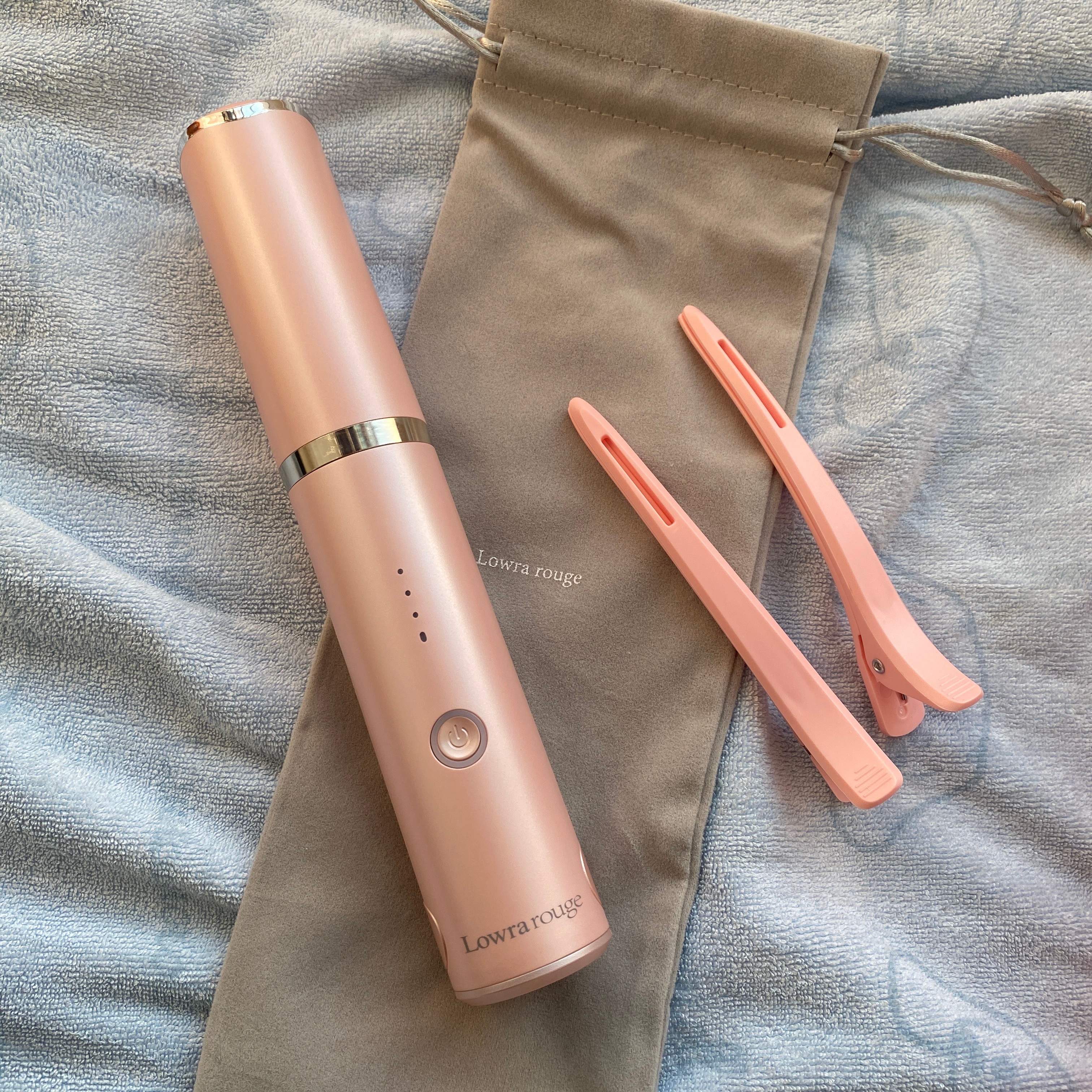 Lowra rouge罗拉 WHS-300 无线电夹板直发卷发棒两用拉直板夹便携