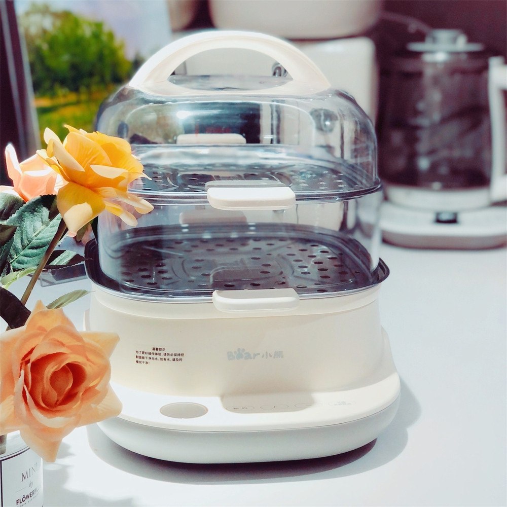 小熊多功能电蒸锅家用小型蒸汽锅多层大容量早餐机电蒸笼蒸菜神器