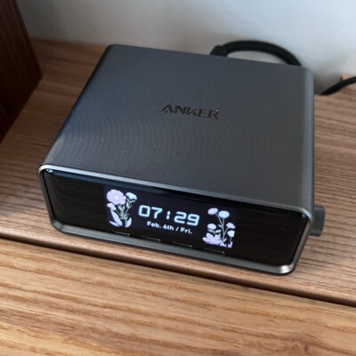 Anker Prime安克250W智能屏显桌面充电站充电器头多口PD快充头适用