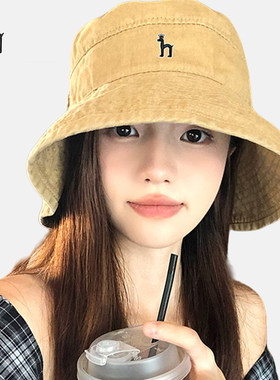 哈吉斯船长渔夫帽女春夏简约百搭休闲遮阳防晒显脸小大头围透气