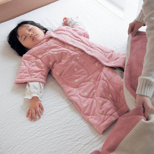 秋冬新款日系童装宝宝纯棉家居袍