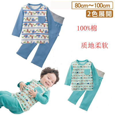 日系童装儿童护肚空调服