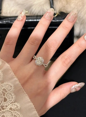 铜合金爆闪烟花开口食指戒