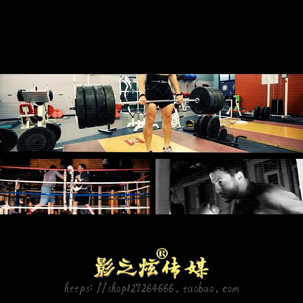 动感户外健身体育运动广告短宣传片 时尚残像故障记录片头 AE模板