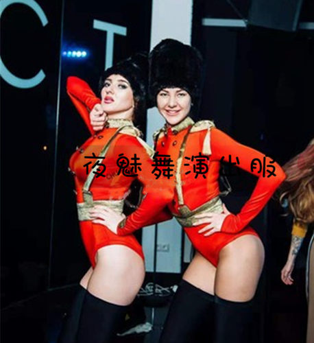 酒吧圣诞节胡桃夹子gogo演出服