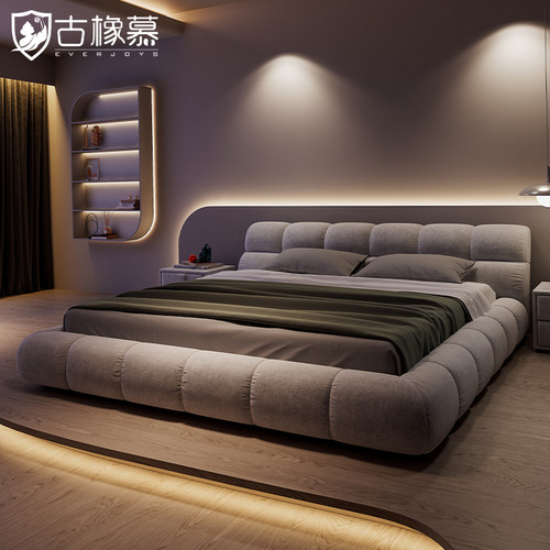 简约现代风轻奢ins主卧榻榻米床