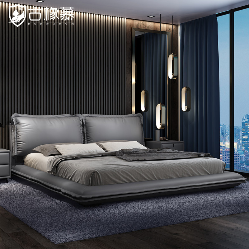 双人床主卧大床高端大气