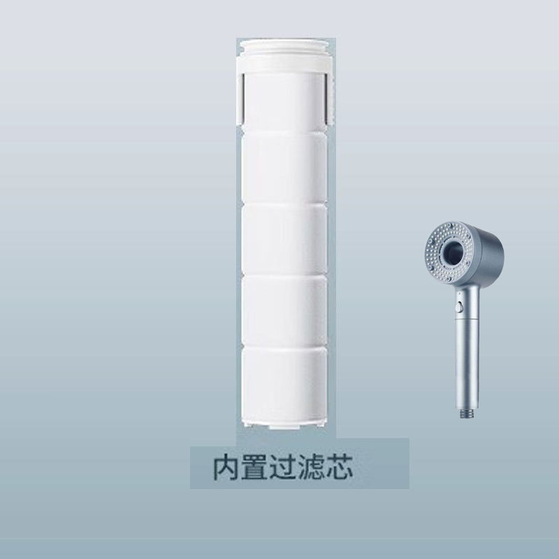 艾特前线双重增压花洒五档增压花洒淋浴喷头滤芯花洒过滤棉配件