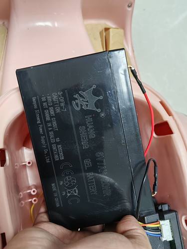皇盛6V7AH/20HR童车蓄电池6伏儿童三轮摩托儿童电动车电瓶3-fm-7