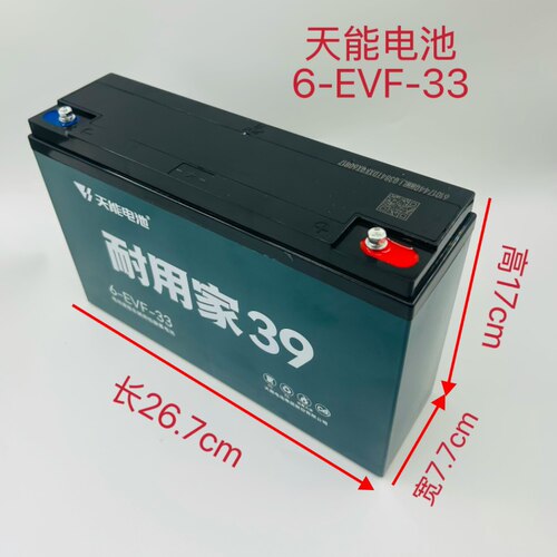 天能6-EVF-39电池电动
