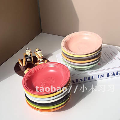 浅口粮盘猫狗碗釉下彩碟盆