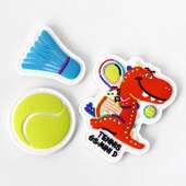 羽毛球 网球 小恐龙 魔术贴自粘勋章 GREATSPEED网球包周边