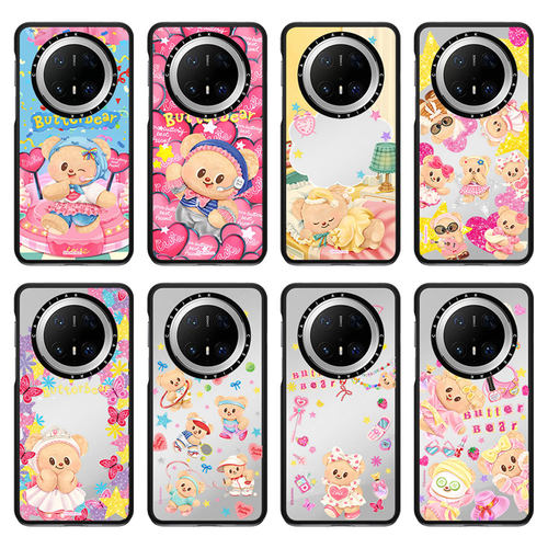 CASEJiAK 黄油小熊2 Butterbear适用于HUAWEI华为Mate80Pro Max手机壳Mate70pro/60Pro+防摔磁吸保护套