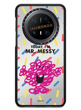 CASEOOTD奇先生妙小姐黄色笑脸适用于华为mate80ProMax手机壳70/70pro/60Pro+防摔壳磁吸保护套
