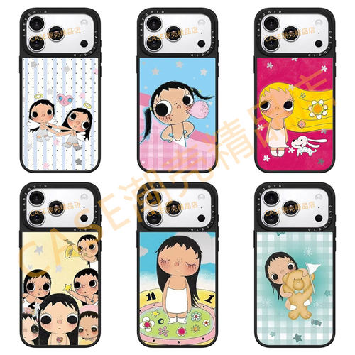 CASEOOTD新款YUY小玉女孩适用于苹果17 Pro手机壳iPhone17 16Pro Max12 13 14 15Pro/plus air手机防摔保护壳