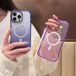 CASEOOTD纯色简约适用于苹果17 Pro max手机壳iPhone17 16Pro Max12 13 14 15Pro/plus 11 Air磁吸防摔保护套