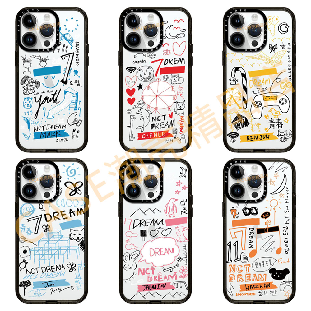 CASEJiAK韩国NC DREAM适用于苹果17Pro手机壳iPhone17 16ProMax15 14plus13 12Pro Air磁吸透明保护套壳