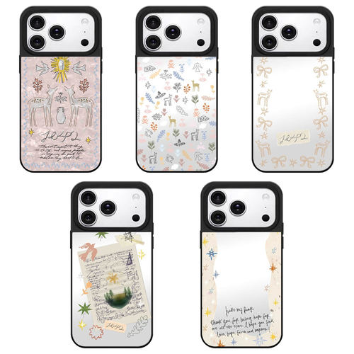 欧阳娜娜同款森林秘境适用于iphone苹果18 17 16Pro Max手机壳12 13 14 15Pro/plus磁吸防摔Air保护壳套11