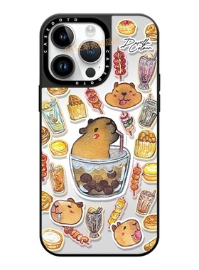 CASE联名Deville Dewil可爱水豚宝宝磁吸适用于苹果手机壳iPhone17 16Pro Max12/13/14/15Pro/plus防摔保护壳