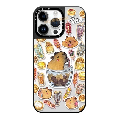 CASE Deville Dewil可爱水豚宝宝磁吸适用于苹果手机壳iPhone17 16Pro Max12/13/14/15Pro/plus防摔保护壳