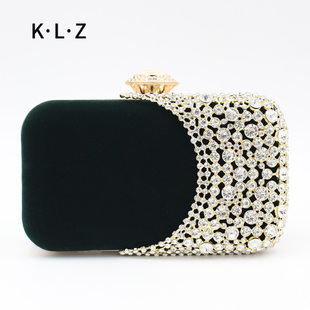 镶钻晚宴手拿包女搭配晚礼服 手提宴会手包旗袍小包 包包晚会晚装