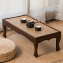 东南亚Style家具实木竹编茶几家用复古禅意藤编茶台罗汉床炕桌茶桌