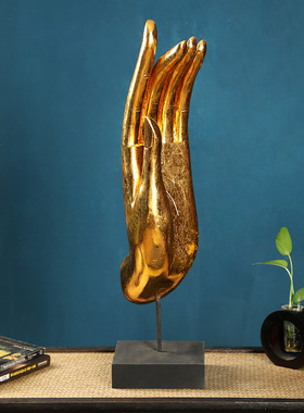 禅意佛手桌面摆件泰式