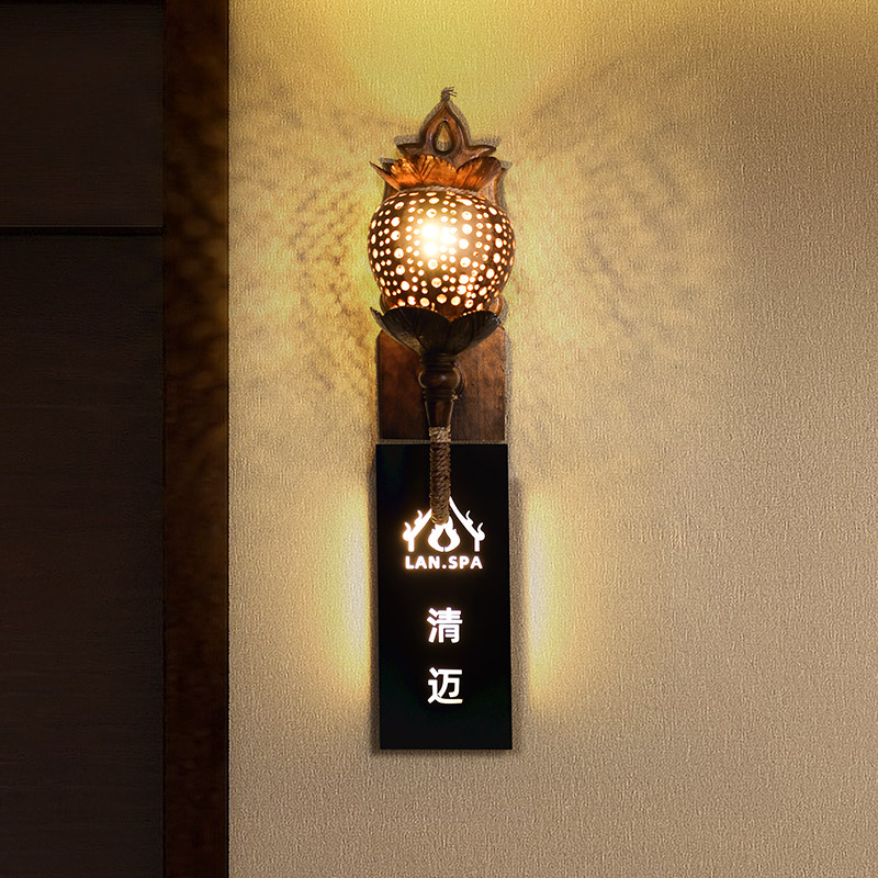 美容院房间商用装饰门牌号定制