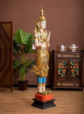 东南亚风美容院泰国客栈工艺品