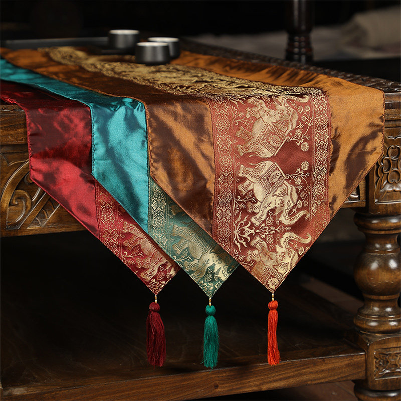 东南亚家居桌旗泰吉利