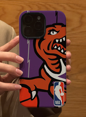 篮球NBA猛龙队 适用苹果华为iPhone16ProMax手机保护外壳17 15Plus创意14新款13磨砂12情侣11防摔Pura70男女