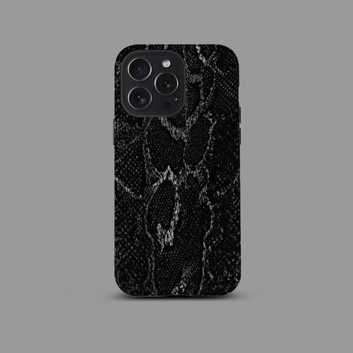 黑色蟒蛇皮纹理适用苹果iPhone17Promax手机壳15磨砂14二合一13全包12防摔16Pro新款Xsmax情侣Plus保护套男女