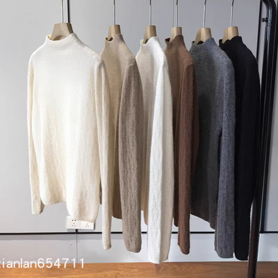 肌理感针织羊绒衫打底针织毛衣