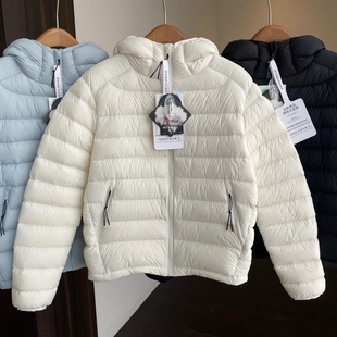 ～高端90白鸭绒轻薄短连帽排骨羽绒服女2025新秋冬 火爆款 AMR