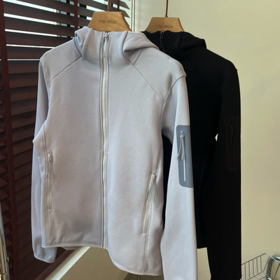 热特姆保暖四面高弹连帽外套女士