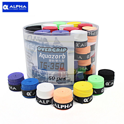 正品Alpha阿尔法TG350网球拍羽毛球拍磨砂吸汗带干性手胶