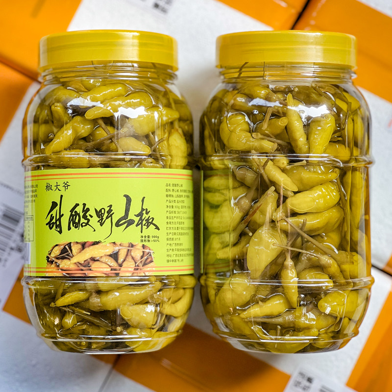 广西特产酸野山椒商用腌制泡菜