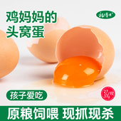 杨博士初生蛋整箱宝宝爱吃正宗皖南深山散养土鸡蛋鸡妈妈头窝蛋