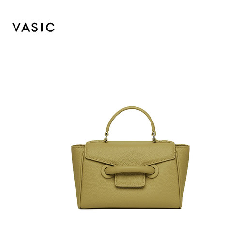 VASIC牛皮小号手提包鲇鱼包
