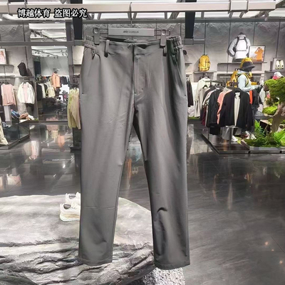 安踏冠军全天候系列男裤2025秋新款行政加绒梭织运动裤152510508