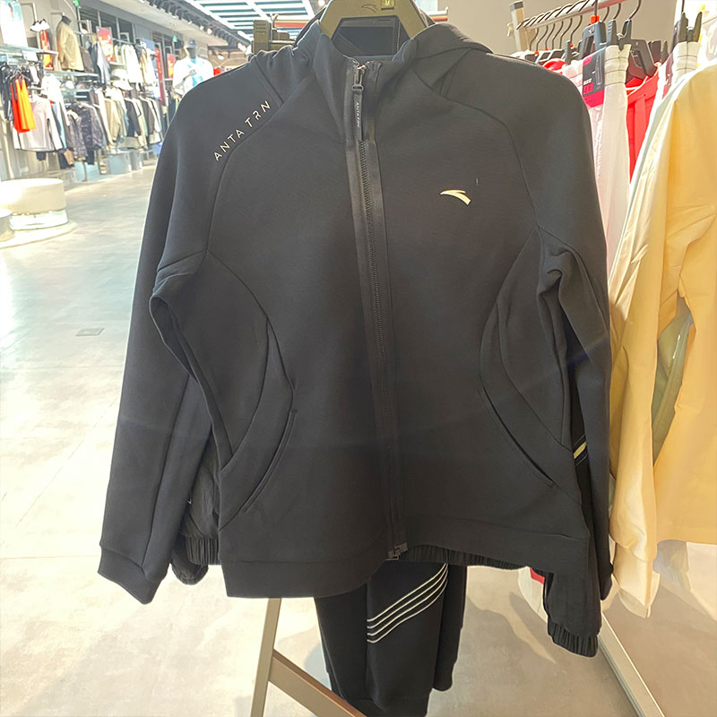 薄绒保暖安踏女服夹克外套