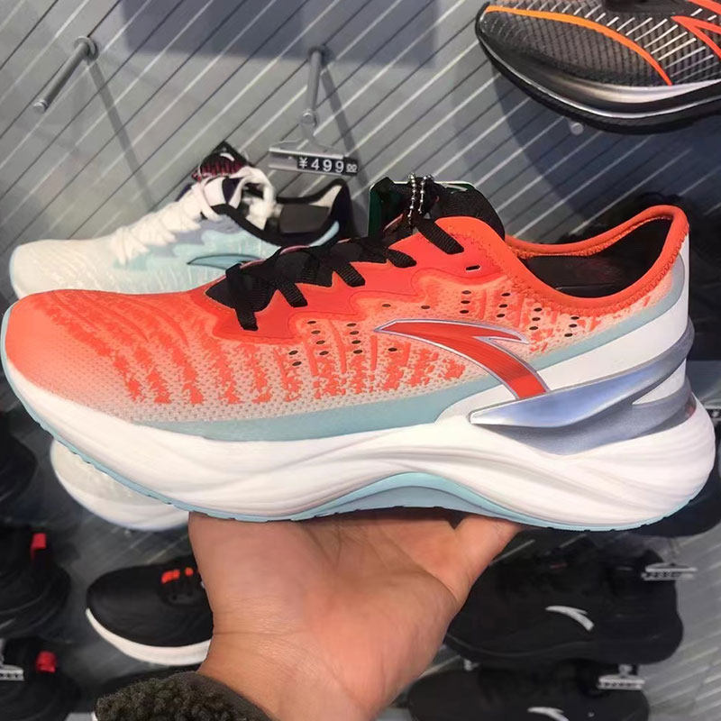 安踏c202 2.0二代超轻马拉松竞速碳板跑鞋网面透气专业长跑步鞋子